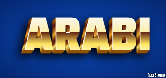 Arabi Text effect