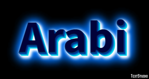 Arabi Text effect