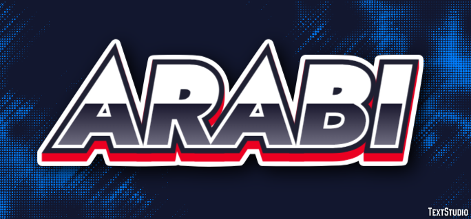 Arabi Text effect