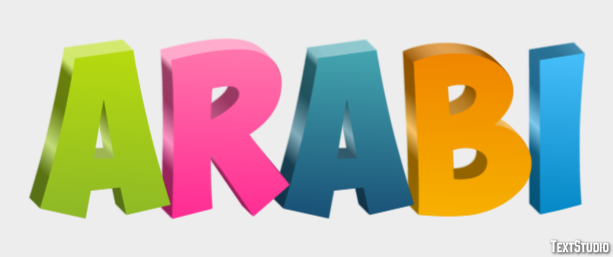 Arabi Text Effect