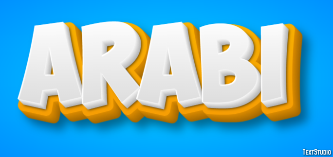 Arabi Text Effect