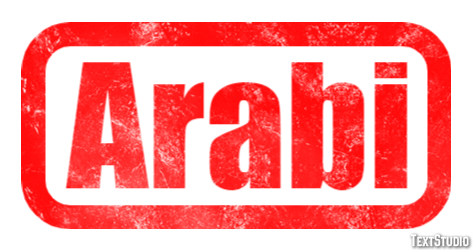 Arabi Text effect