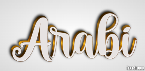 Arabi Text effect