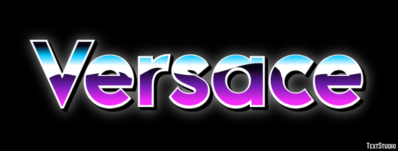 Versace Effetto testo