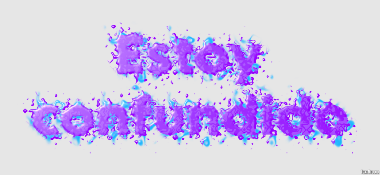 Estoy confundido Efecto de texto