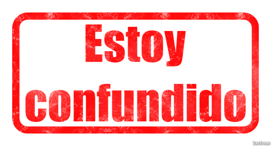 Estoy confundido Efecto de texto