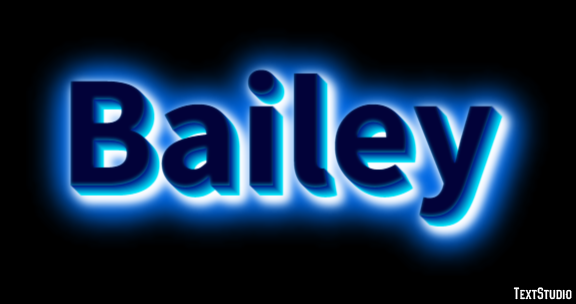 Bailey Texteffekt