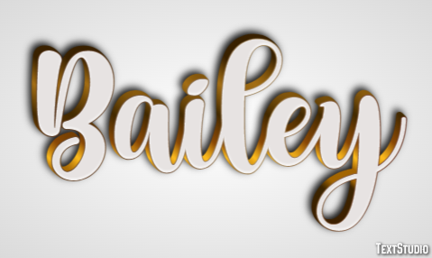 Bailey Texteffekt