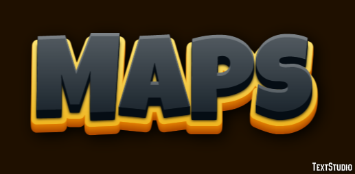 Maps Tekst effect