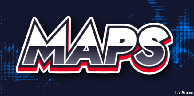 Maps Tekst effect