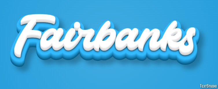 Fairbanks Effetto testo