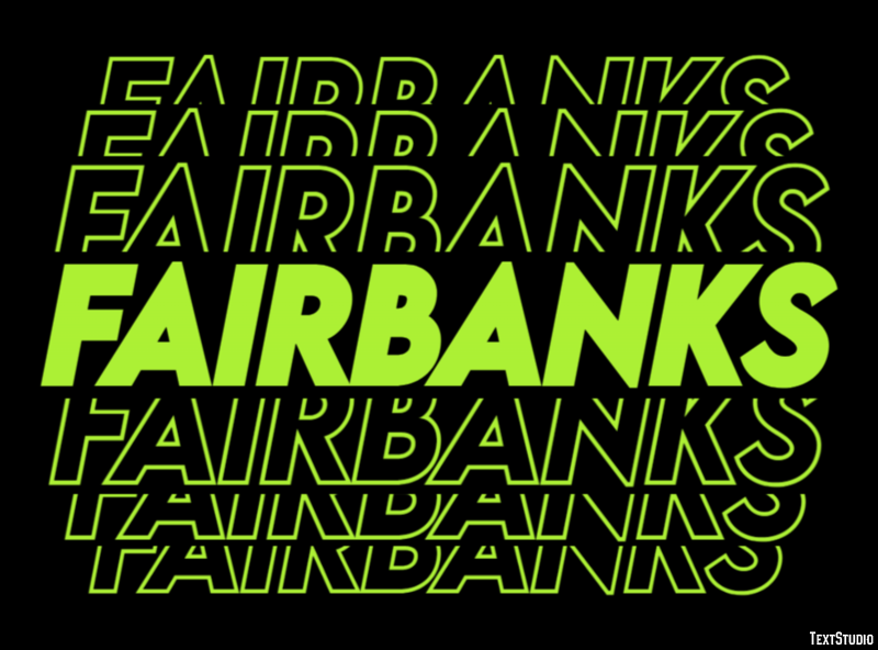 Fairbanks Effetto testo