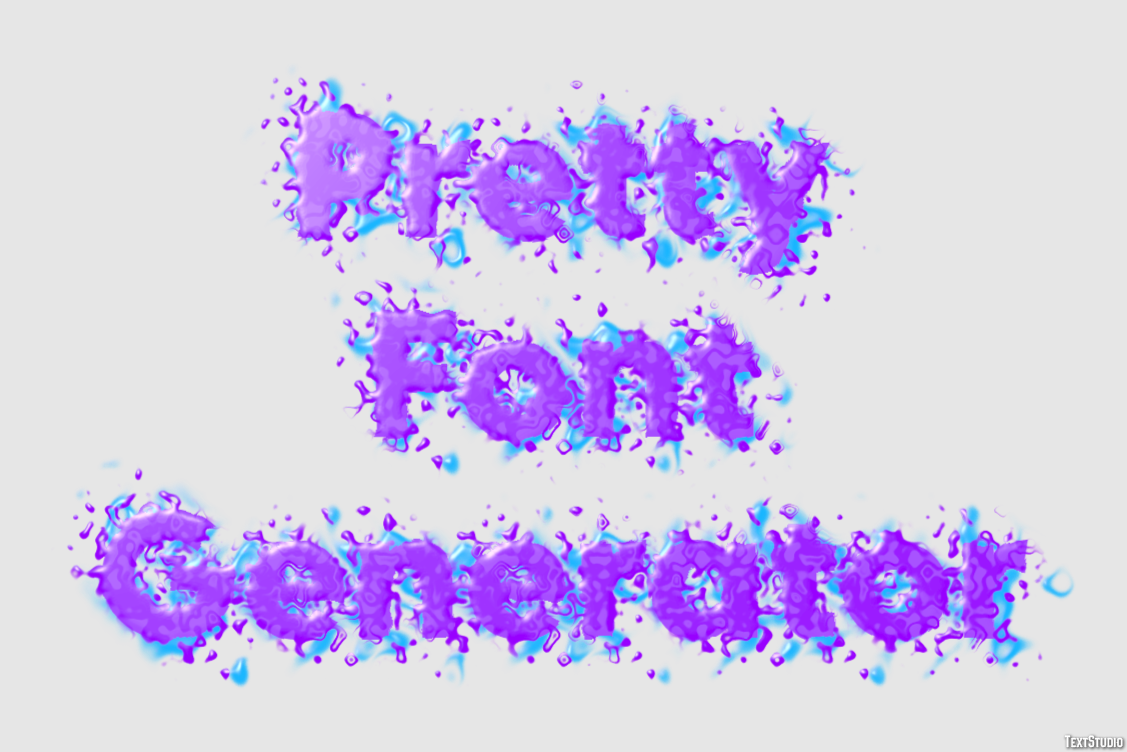 Pretty Font Generator Effetto testo