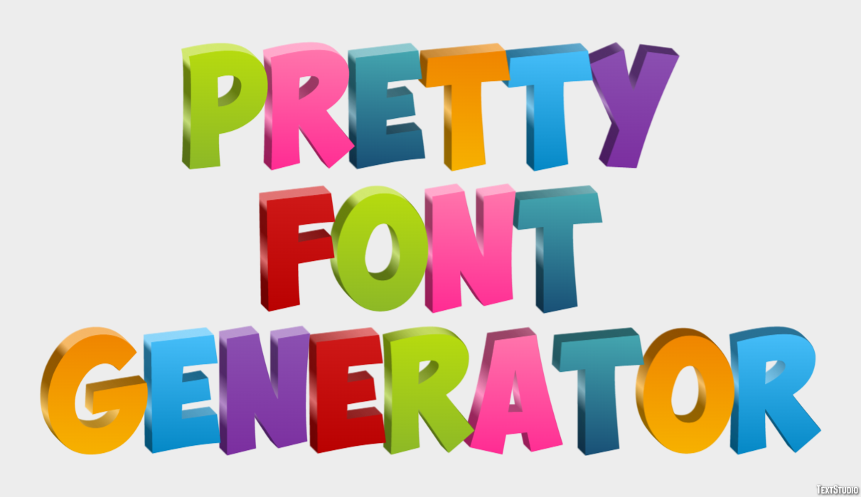 Pretty Font Generator Effetto testo