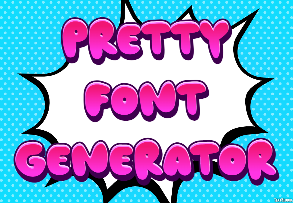 Pretty Font Generator テキスト効果