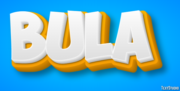 Bula Text effect