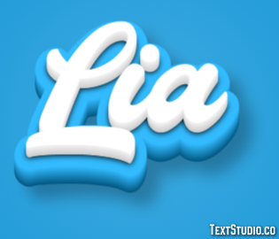 Lia Text Effect