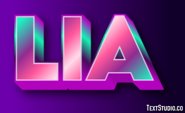 Lia Text Effect