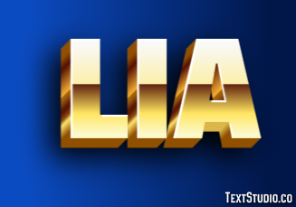 Lia Text Effect