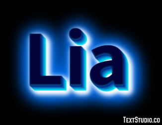 Lia Text Effect