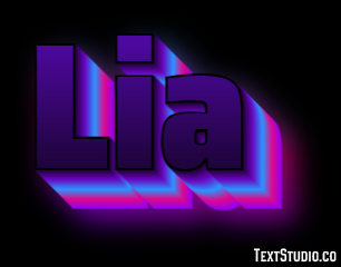 Lia Text Effect