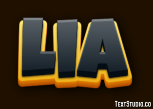 Lia Text Effect