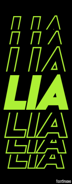 Lia Text Effect