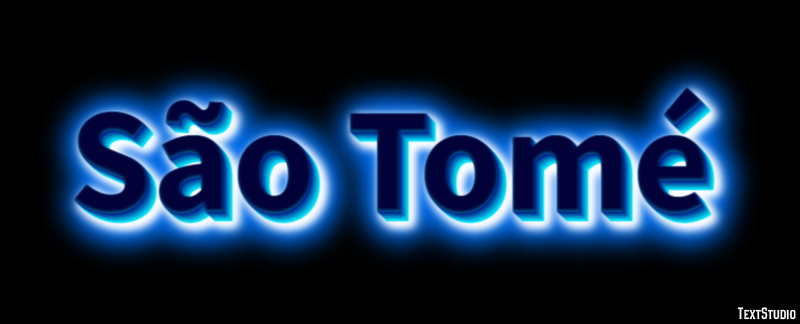 São Tomé Effetto testo
