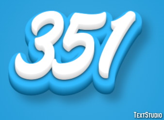 351 Text Effect