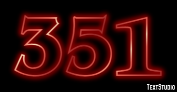 351 Text Effect