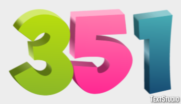 351 Text Effect