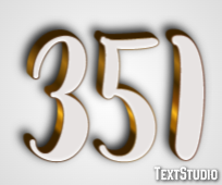 351 Efecto de Texto