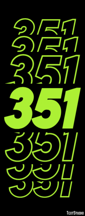 351 Text Effect