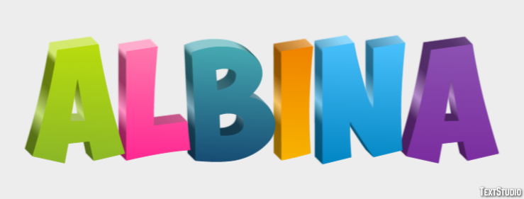 Albina Text Effect