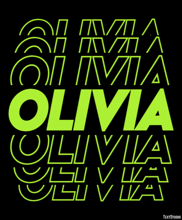 Olivia Effetto testo