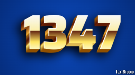 1347 Efekt tekstowy