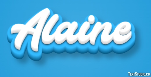 Alaine Effet de Texte
