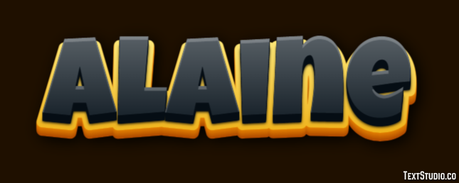 Alaine Texteffekt