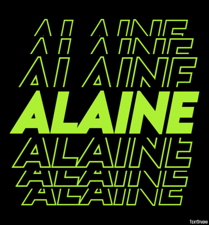 Alaine Effet de Texte