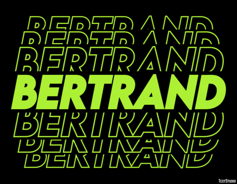 Bertrand Effetto testo
