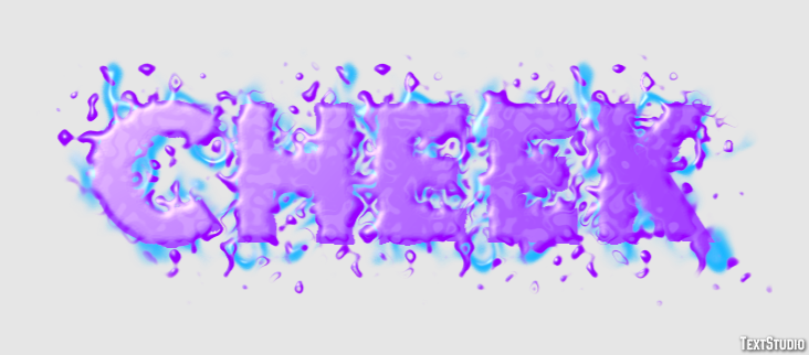 Cheek Text Effect