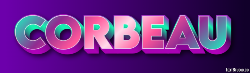 Corbeau Effet de Texte