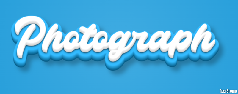 Photograph Text Effect