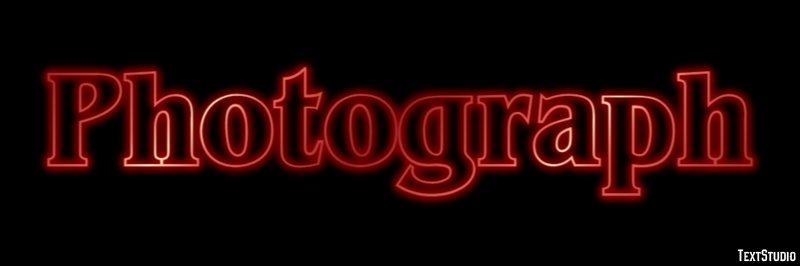 Photograph Text Effect