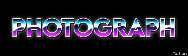 Photograph Text Effect