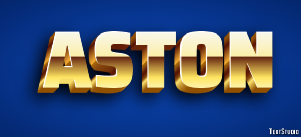 Aston Эффект текста