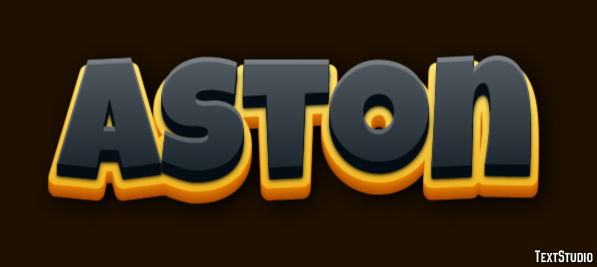 Aston Эффект текста