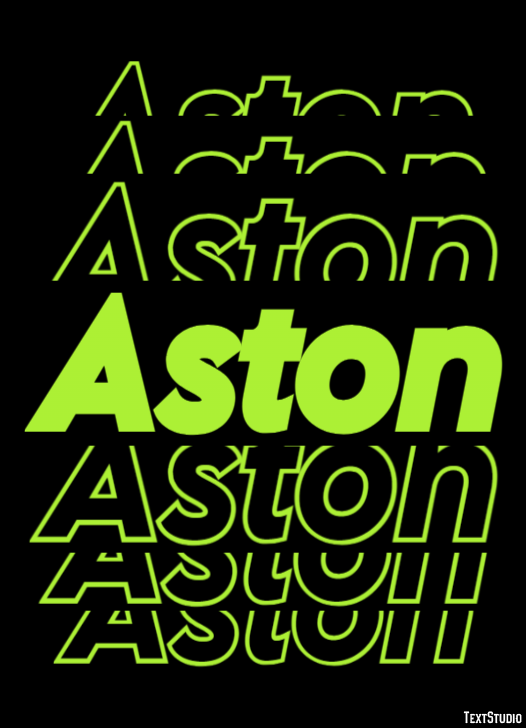 Aston Text Effect