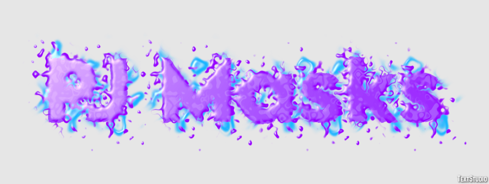 PJ Masks Effet de Texte