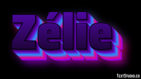 Zélie Texteffekt